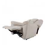 ⁦بنهيليغنز كرسي استرخاء منجد بالكتان المبطن⁩ - الصورة ⁦3⁩