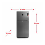 ⁦ثلاجة بابين ارو 20 قدم نوفروست – ستيل Ro-690nfh⁩ - الصورة ⁦4⁩