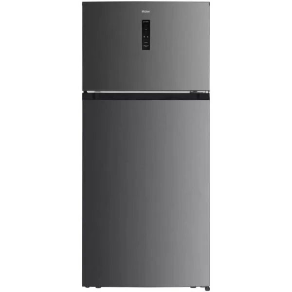 ثلاجة بفريزر علوي من هاير بسعة 479 لتر لون فضي HRF-680NS
